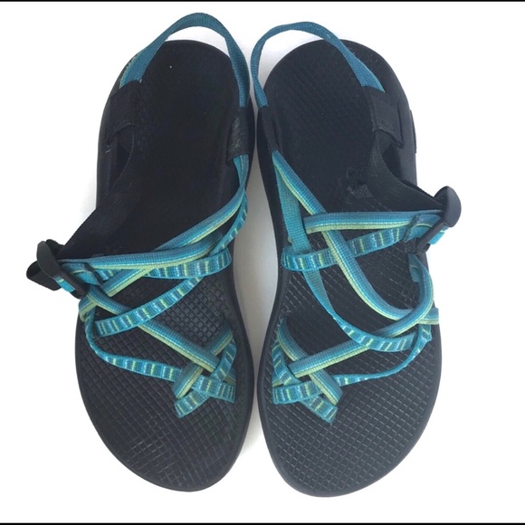 Chaco Shoes - Chaco ZX/2 Green Blue Double Strap